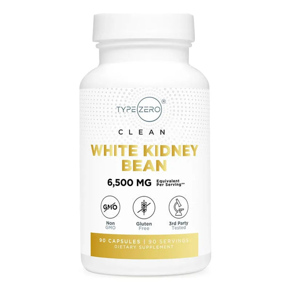 Capsulas De Frijol Blanco 6500 Mg Type Zero 90 U Potente Y Natural