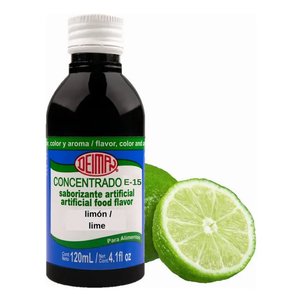Aromatizante Artificial De Lima 120 Ml Para Alimentos Potencia Tus Creaciones