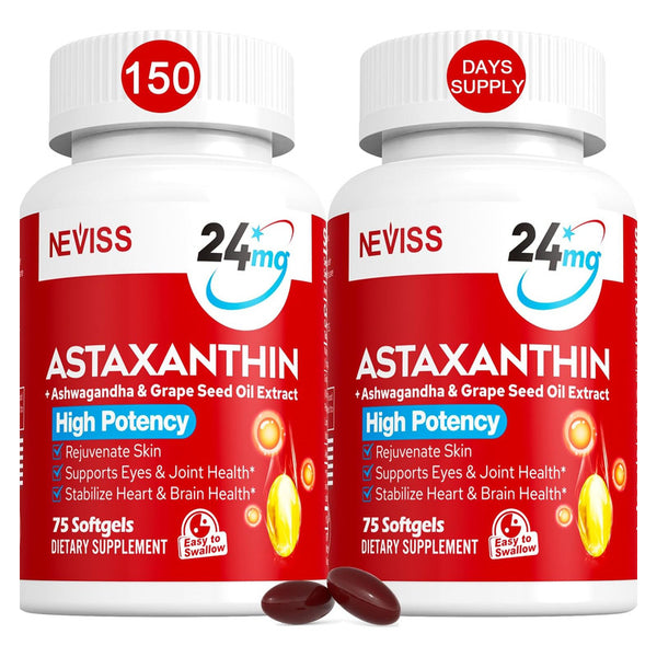 Astaxantina 24 Mg Aceite De Coco Para Piel Sana Y Energia