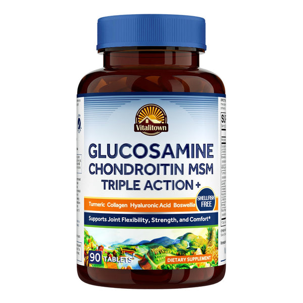 Glucosamina Condroitina Msm Colágeno Ácido Hialurónico Triple Acción Articulaciones Saludables