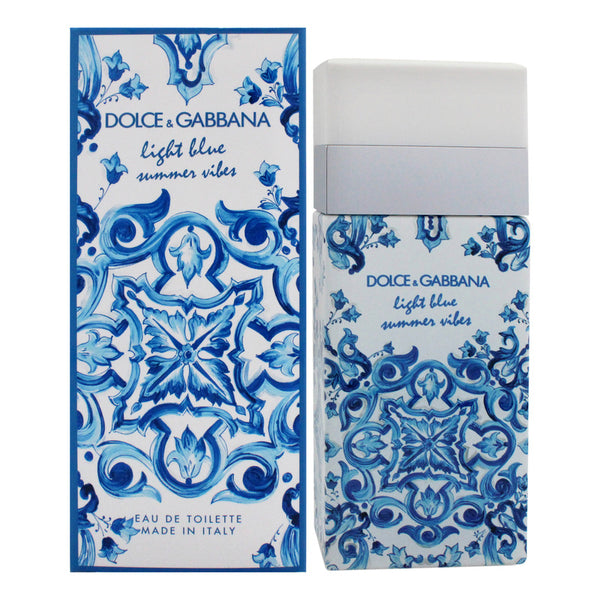 Perfume Dolce And Gabbana Light Blue Summer Vibes 100 Ml Aroma Floral Amaderado