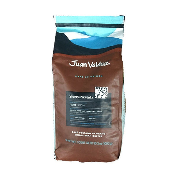 Café Juan Valdez En Grano Sierra Neva 1 Kg Sabor Premium