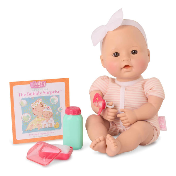 Muñeca Bebé 30 Cm Suave con Accesorios Bañera y Libro Battat Baby Sweetheart