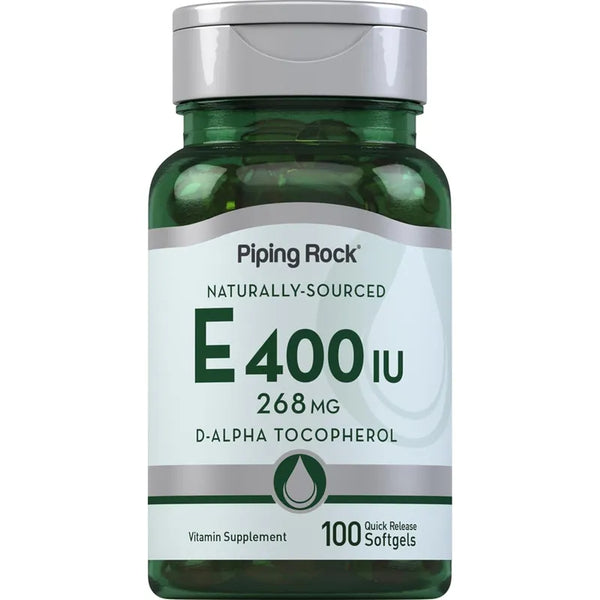 Capsulas Blandas De Vitamina E 400 UI 268 Mg 100 Unidades Salud Ideal