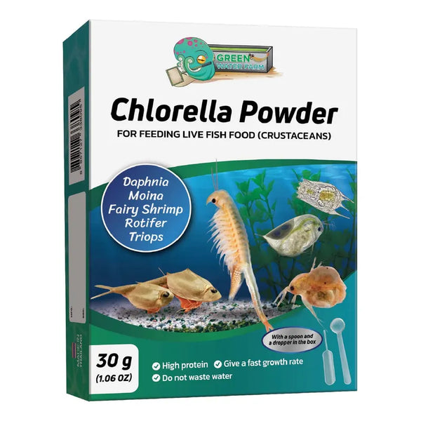 Polvo Concentrado Chlorella Para Alimentación De Crustáceos Greenwaterfarm