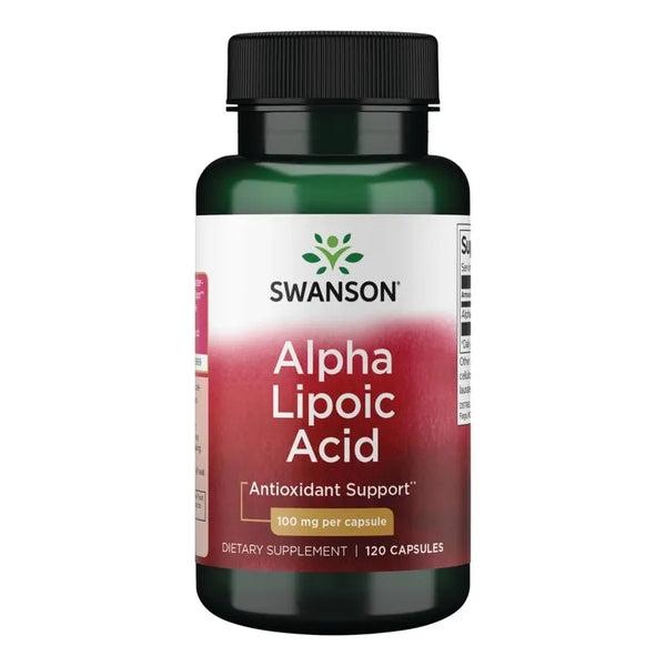 Ácido Alfa Lipoico Natural Swanson Cápsulas 100 Mg Salud Presión