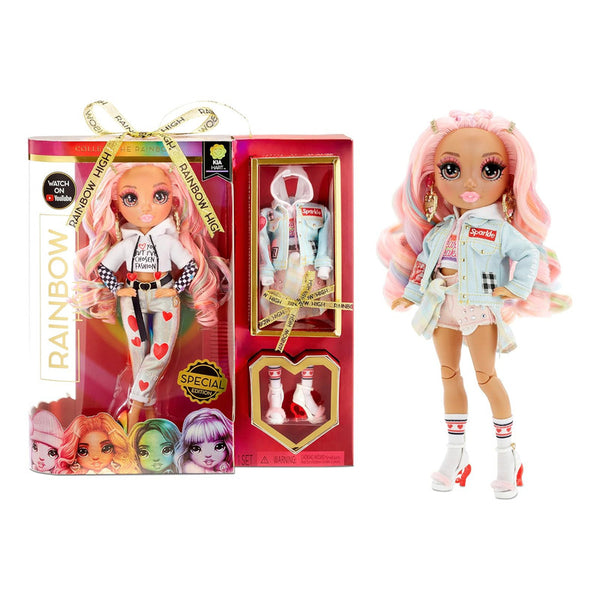 Muñeca Rainbow High Kia Hart Con 2 Conjuntos Posables Y Accesorios Para Niños Y Coleccionistas