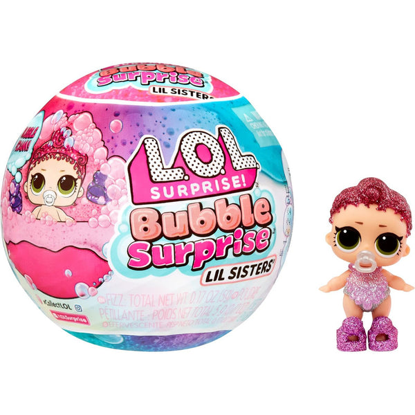 Muñeca Lol Surprise Bubble Foam Lil Sisters Interactiva Y Coleccionable