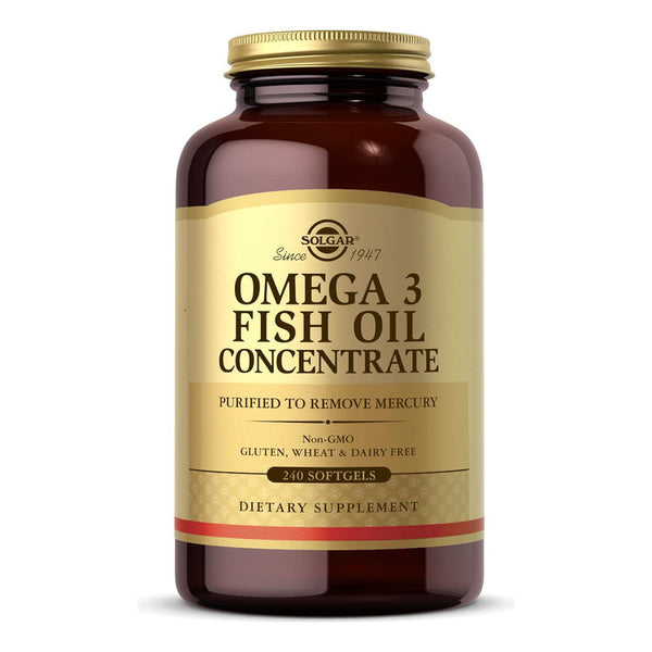 Solgar Concentrado De Aceite De Pescado Omega-3 240 Cápsulas Beneficios Salud