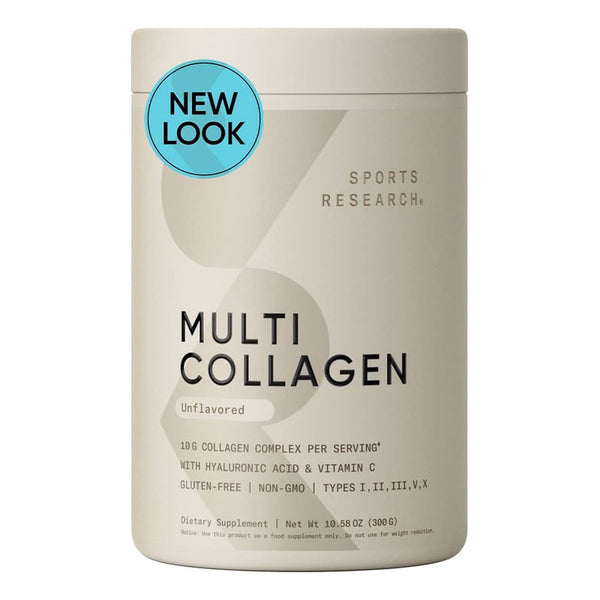 Proteina De Colageno Multiple Con Acido Hialuronico Y Vitamina C Deporte