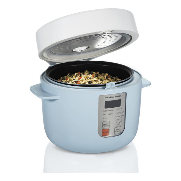 Hamilton Beach Arrocera Y Vaporera Digital 12 Tazas Con Temporizador