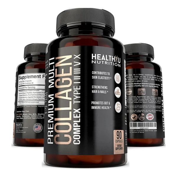 Capsulas De Colágeno Hidrolizado Para Piel Cabello Y Salud En General
