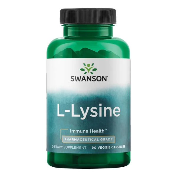 Aminoácido L-lisina Ajipure Grado Farmacéutico 90 Cápsulas Beneficios Salud