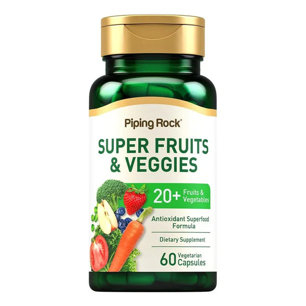 Capsulas De Superalimentos Con Prebioticos Frutas Y Verduras 60