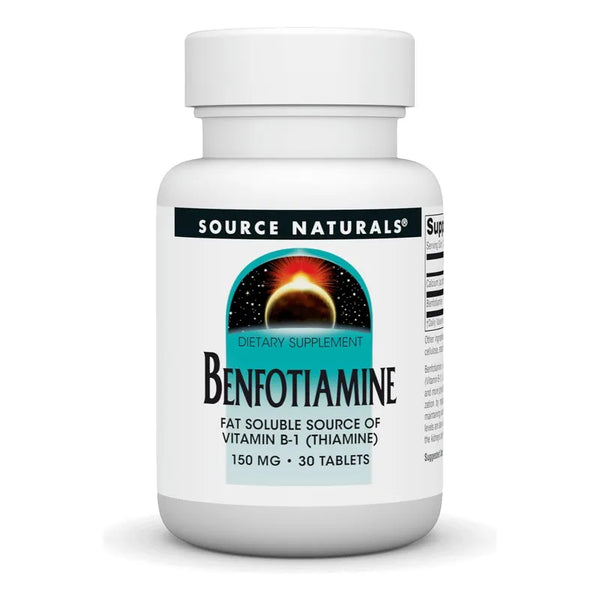 Benfotiamina Soluble En Grasa Vitamina B1 150 Mg 30 Tabletas