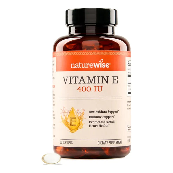 Capsulas Blandas Vitamina E Naturewise 400 Ui Antioxidante