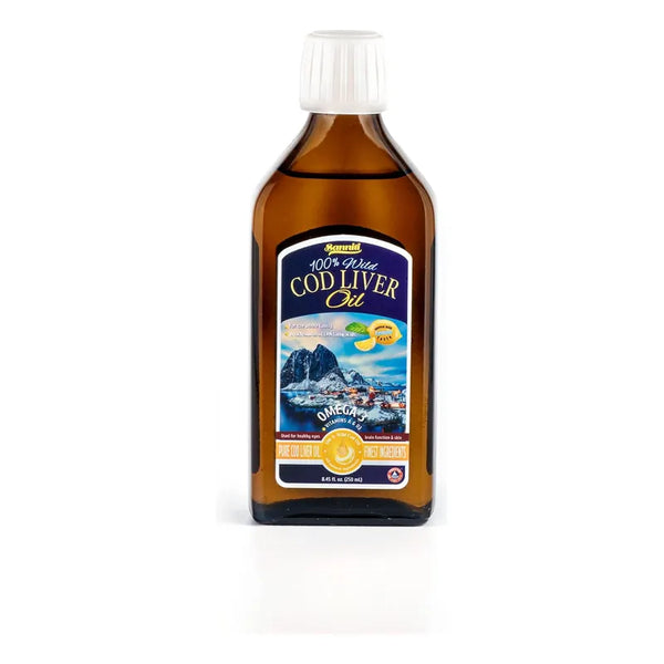 Aceite De Hígado De Bacalao Natural 100 Puro 320 Ml Salud Corazón E Inmunidad