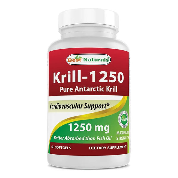 Aceite De Krill Antártico 1250 Mg Triple Potencia Omega 3 Garantizado
