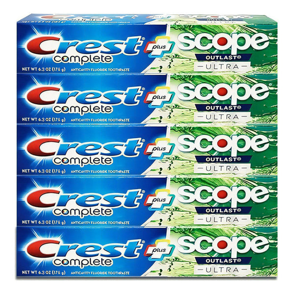 Crest Plus Scope Crema Dental 178g Frescura Intensa Proteccion Completa