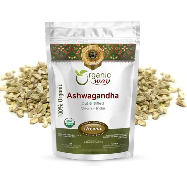 Ashwagandha Organica Raiz Con Aroma Distintivo Y Pura Salud