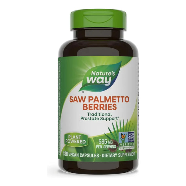 Bayas De Palma De Sierra 585 Mg Capsulas Veganas Nature's Way Prostata Saludable