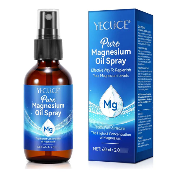 Aceite De Magnesio Spray Para Pies Y Sueño 60ml Alta Absorción