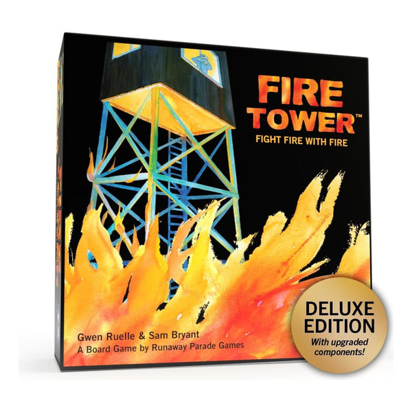 Fire Tower Edición Deluxe Juego de Estrategia y Velocidad con Componentes de Lujo