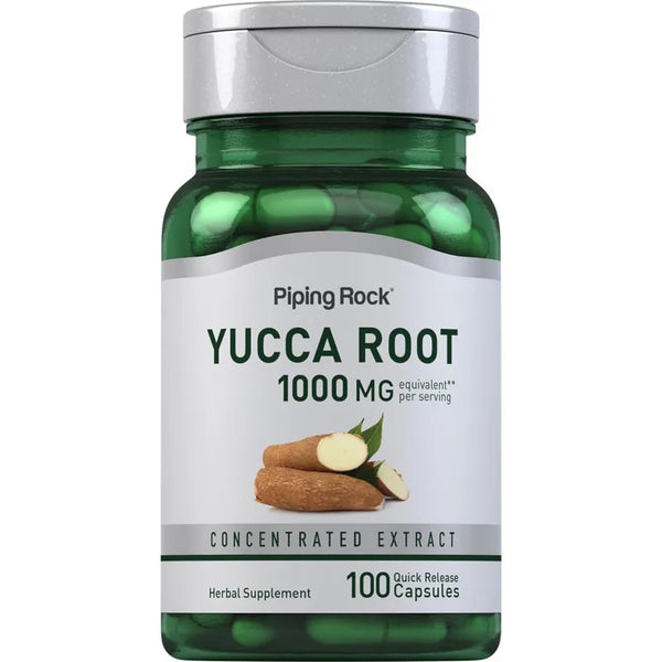 Capsulas De Raiz De Yuca 1000 Mg 100 Unidades Extracto