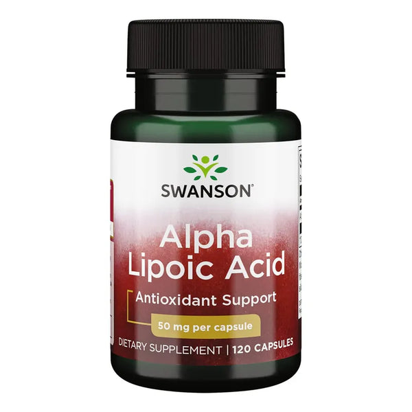 Ácido Alfa Lipoico 50 Mg 120 Cápsulas Energía Y Salud Cardiovascular