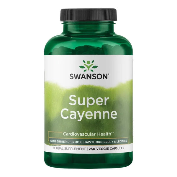 Cayena Natural Para Salud Cardiovascular Y Circulación Swanson