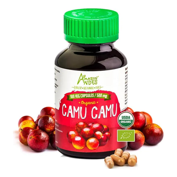 Cápsulas De Camu Camu 1500 Mg 100 Pastillas Veganas Fuente De Vitamina C