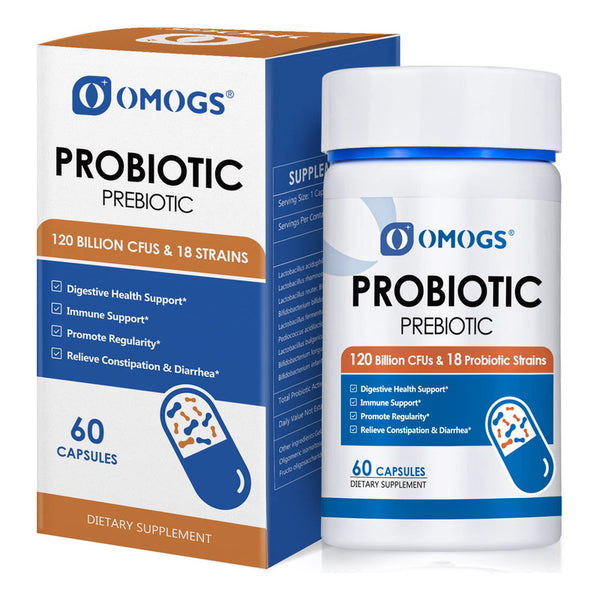 Probioticos 120 Mil Millones 18 Cepas Prebioticos Enzimas Digestivas