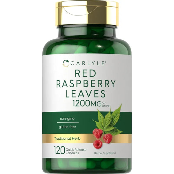 Cápsulas De Hoja De Frambuesa Carlyle Extracto 1200 Mg 120 Unidades
