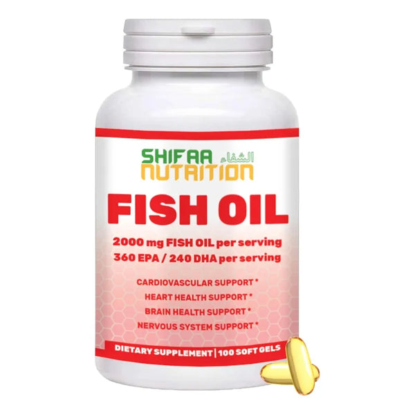 Aceite De Pescado Halal 2000 Mg Omega 3 Para La Salud Del Corazón