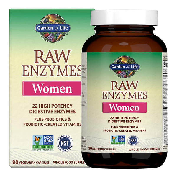 Enzimas Digestivas Mujeres 90 Cap Garden Of Life Para Colon Irritable