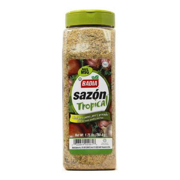 Badia Sazon Tropical Verde 794 G Sabor Exótico Que Eleva Tus Platillos