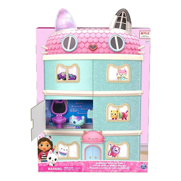 Paquete Sorpresa Gabby's Dollhouse 8 Figuras y Accesorios Reutilizables Juguetes para Niños 3+