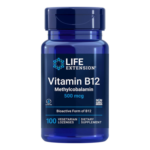 Vitamina B12 Life Extension 500mcg Energía Cerebral Suplemento