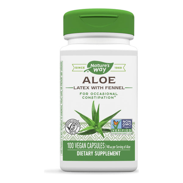 Aloe Y Hinojo Para Estreñimiento Occasional 100 Cápsulas Naturales Vegan