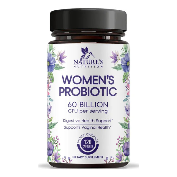 Probióticos Digestivos Para Mujeres 60 Mil Millones Ufc 16 Cepas Salud Intestinal