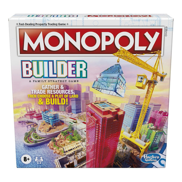 Monopoly Builder Juego De Mesa Con Bloques De Construcción Divertido Y Estratégico