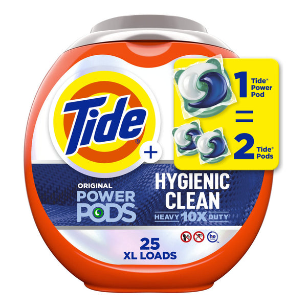 Detergente Para Ropa Tide Hygienic Clean Heavy Duty 10x Paquetes De 25 Unidades