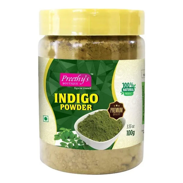 Indigo Powder 100g Tinte Natural Acondicionador Sin Caspa