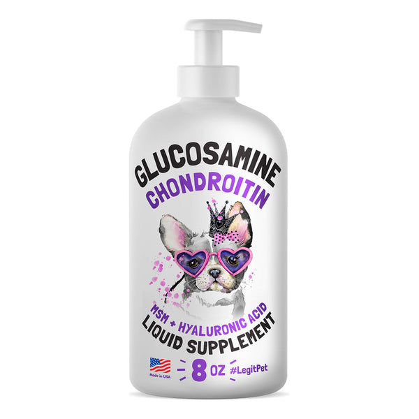 Glucosamina Líquida Para Perros Sabor Tocino Mejora Movilidad Articular