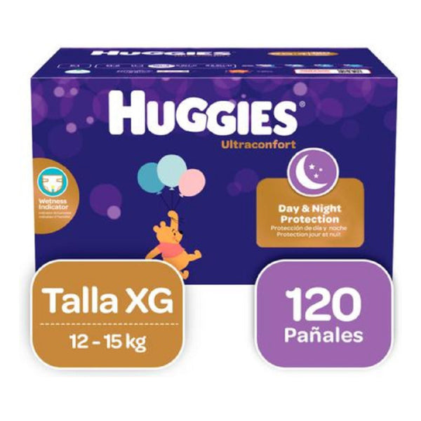 Pañales Ultraconfor T4 Xg X120 Para Máxima Comodidad Y Protección