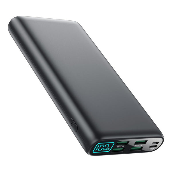 Batería Externa De 38800 Mah Con Pantalla Lcd Y 4 Puertos Usb Potencia Duradera