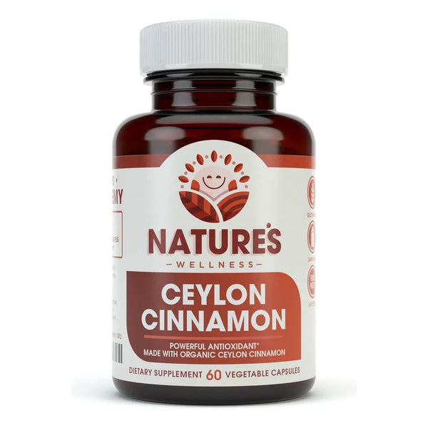 Capsulas De Canela De Ceilan 1.14g Antioxidante Salud Y Bienestar