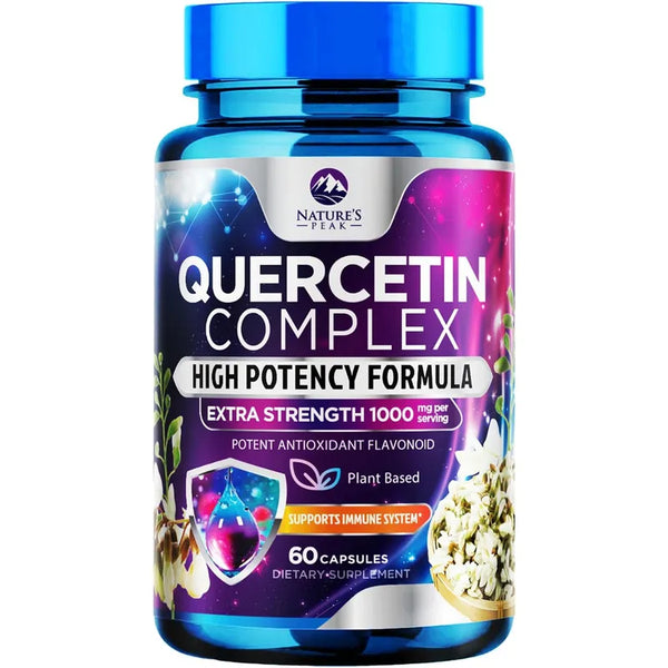 Capsulas Quercetina 1000 Mg Bioflavonoides Antioxidantes Efectivas
