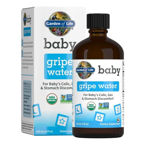 Agua Orgánica Para Bebés Garden Of Life Cólico Y Gases