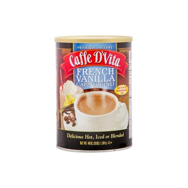 Caffe D'vita Mezcla De Cappuccino Vainill Sabor Incomparable Facil Preparacion
